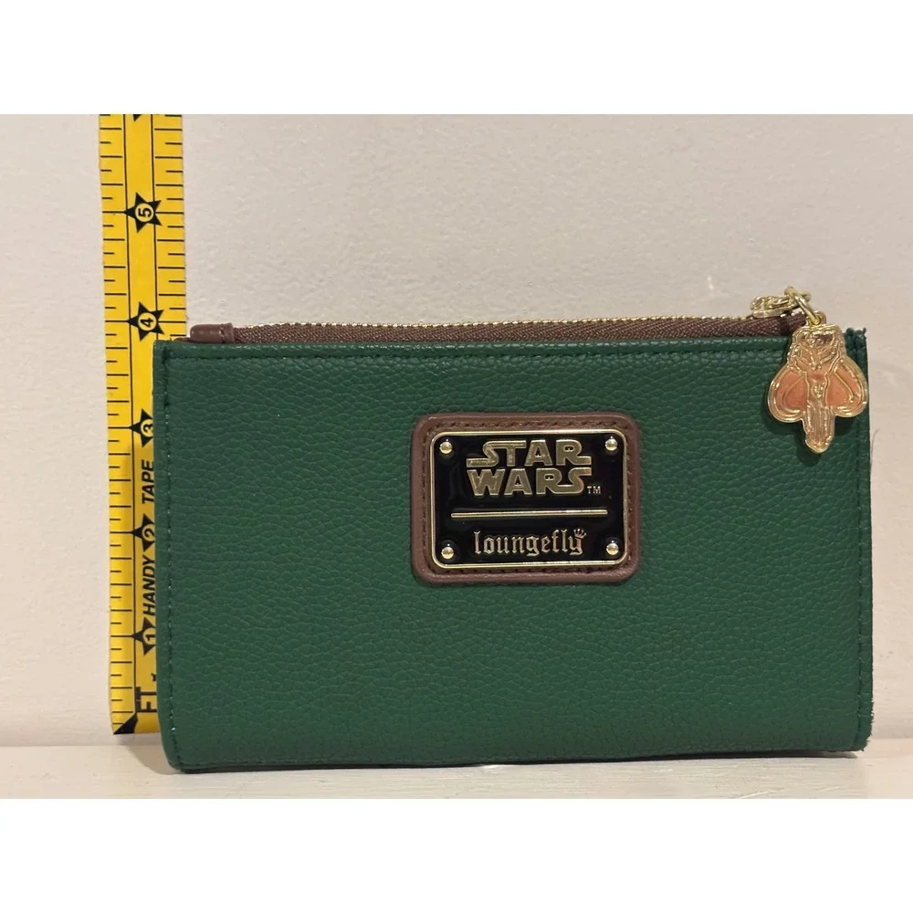 Loungefly Star Wars Boba Fett Wallet Green Red Black Mandalorian Good
